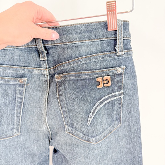 Joe's Jeans Women's Straight Leg Blue Jeans - Picture 4 of 7